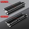 GOX3   Car Temporary Parking Number Plate Aluminium Alloy Roller Adjustable Car Parking Plate For Mercedes Benz W211 W204 W210 CLA GLA