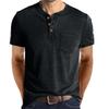 Men’s Summer Short-sleeved T-shirts, Men’s Henley Tops, Round-neck Tops