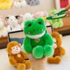 Scented Running Man Plush Keychain: Cute Animal Backpack Charm Doll