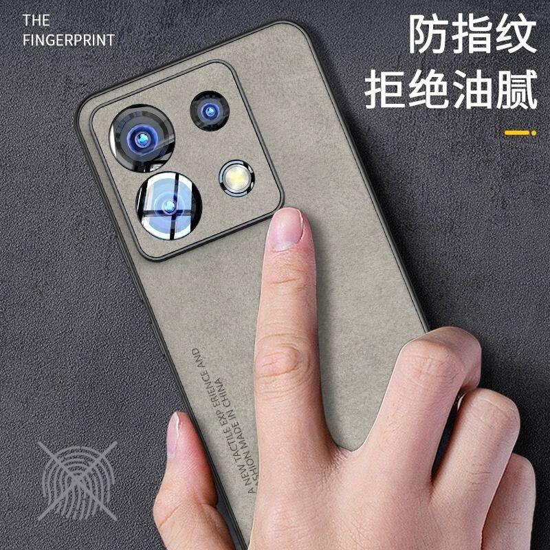 Case For POCO M6 Pro 4G Case Luxury Leather Back Cover For Xiaomi POCO M6Pro Redmi Note 13Pro Silicone Protection Shell Bumper