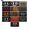 Reflective Evil Smiley Face Patch - Infrared IR Morale Sticker for Backpacks