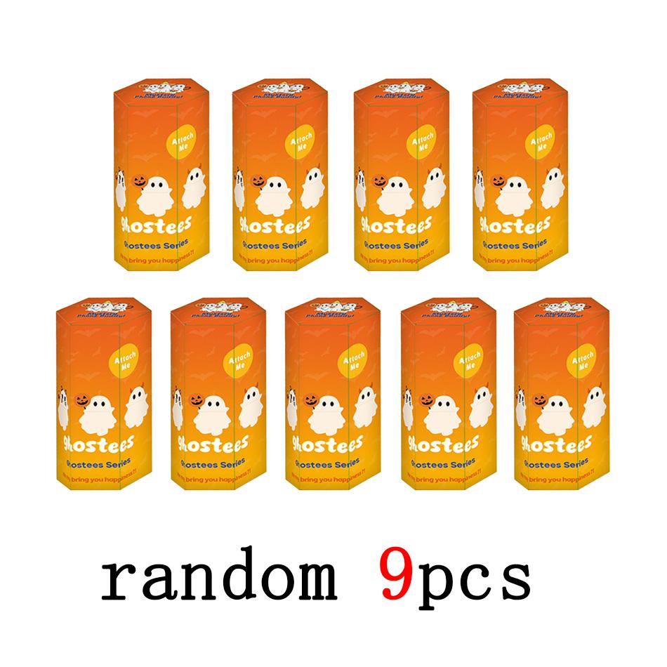 Ghostees Halloween Ghost Phone Charm Mini Surprise Fun Desk Figurine Cute Ghost Box Mystery Buddy for Desktop Accessories