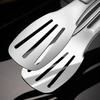 Food Tongs Anti-heat Easy To Grip Portable Stainless Steel Food Tongs Kitchen Utensils