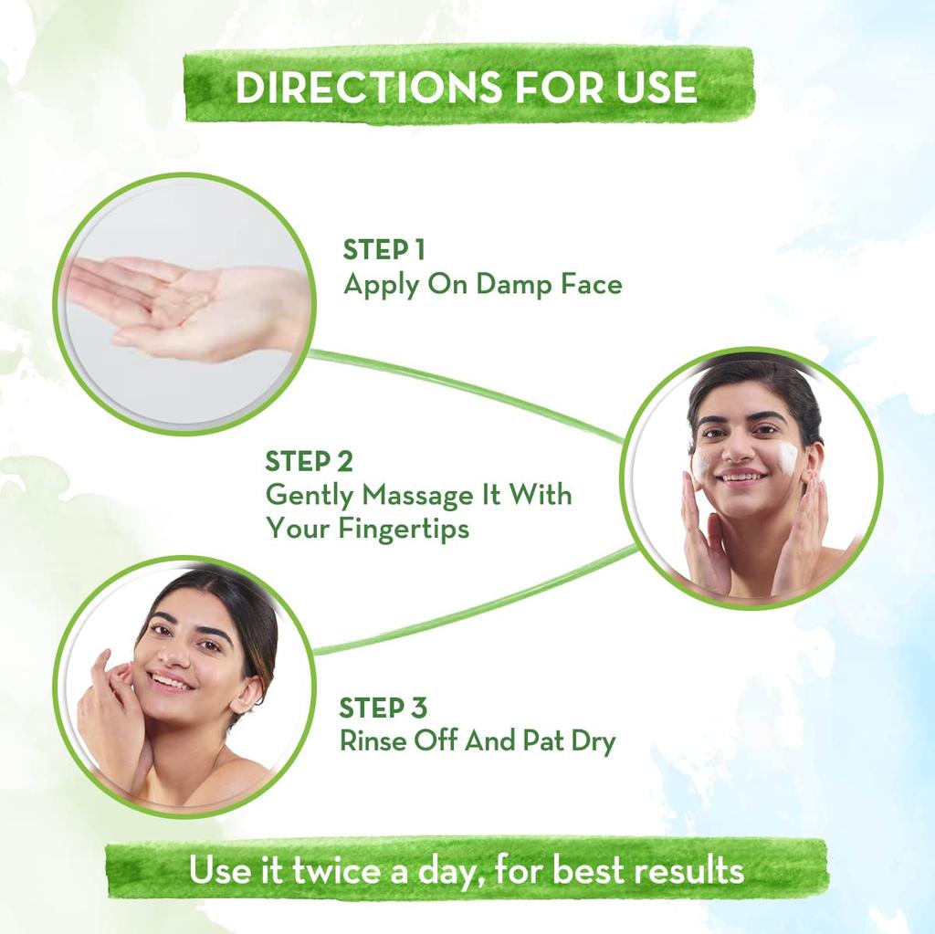 Mamaearth Rice Face Wash For Glowing Hydrated Glass Skin With Niacinamide & Rice Water | Gentle Cleanser For All Skin Types | 50ml Pack Of 1