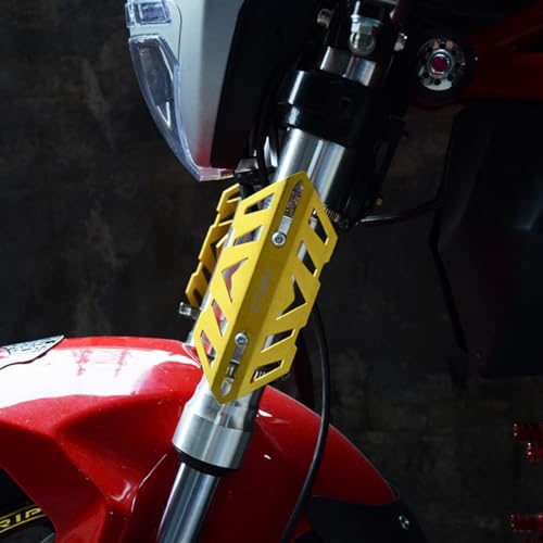 Chrániče přední vidlice motocyklu, 2 kusy, zakázkové, univerzální, motocykl, sada levý a pravý, hliník, Kawasaki, Suzuki, Yamaha, Honda (Zelená