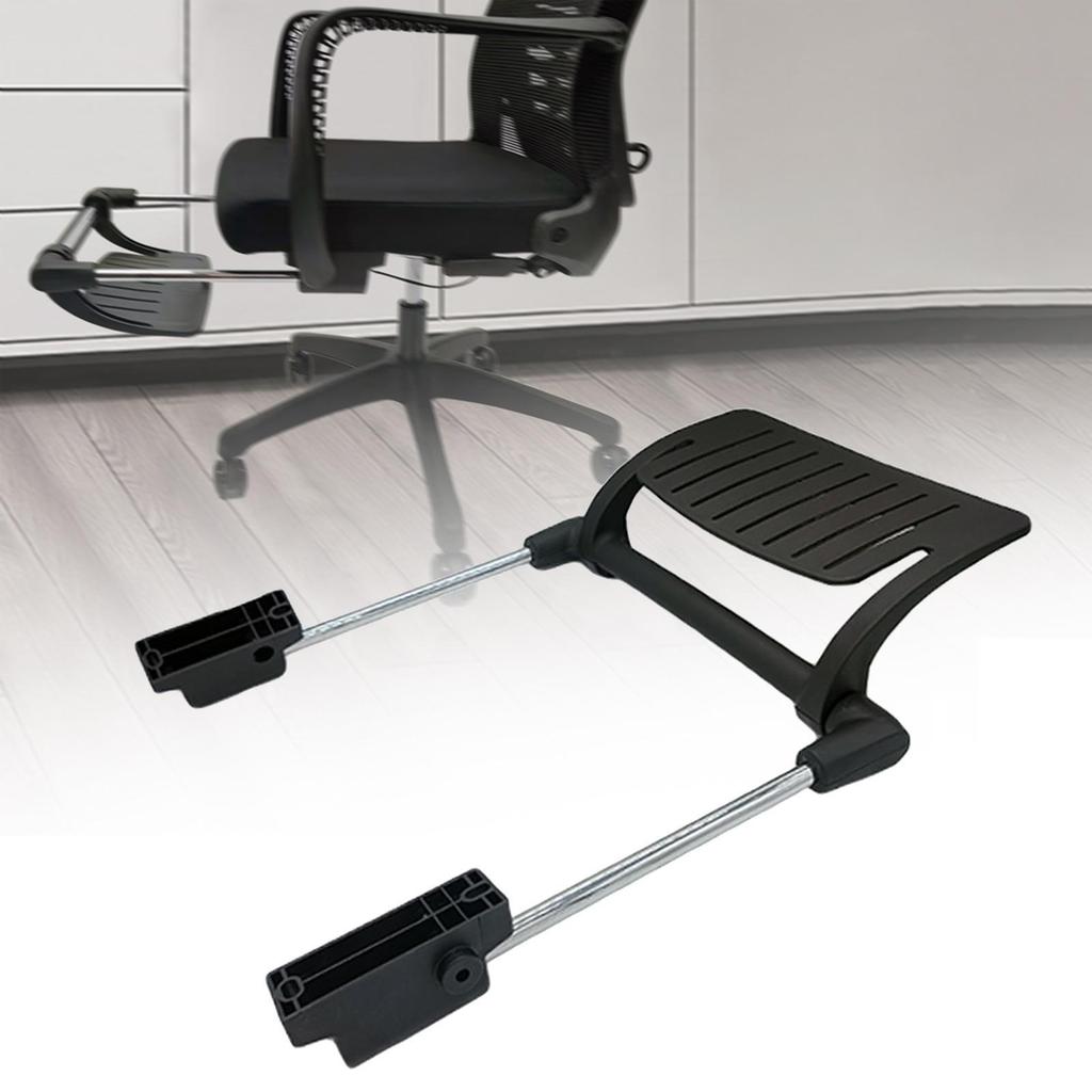 Office Chair Footrest, Office Chair Foot Pedal, Computer Chair Foot Support, Mesh Chair Attachment Accessory