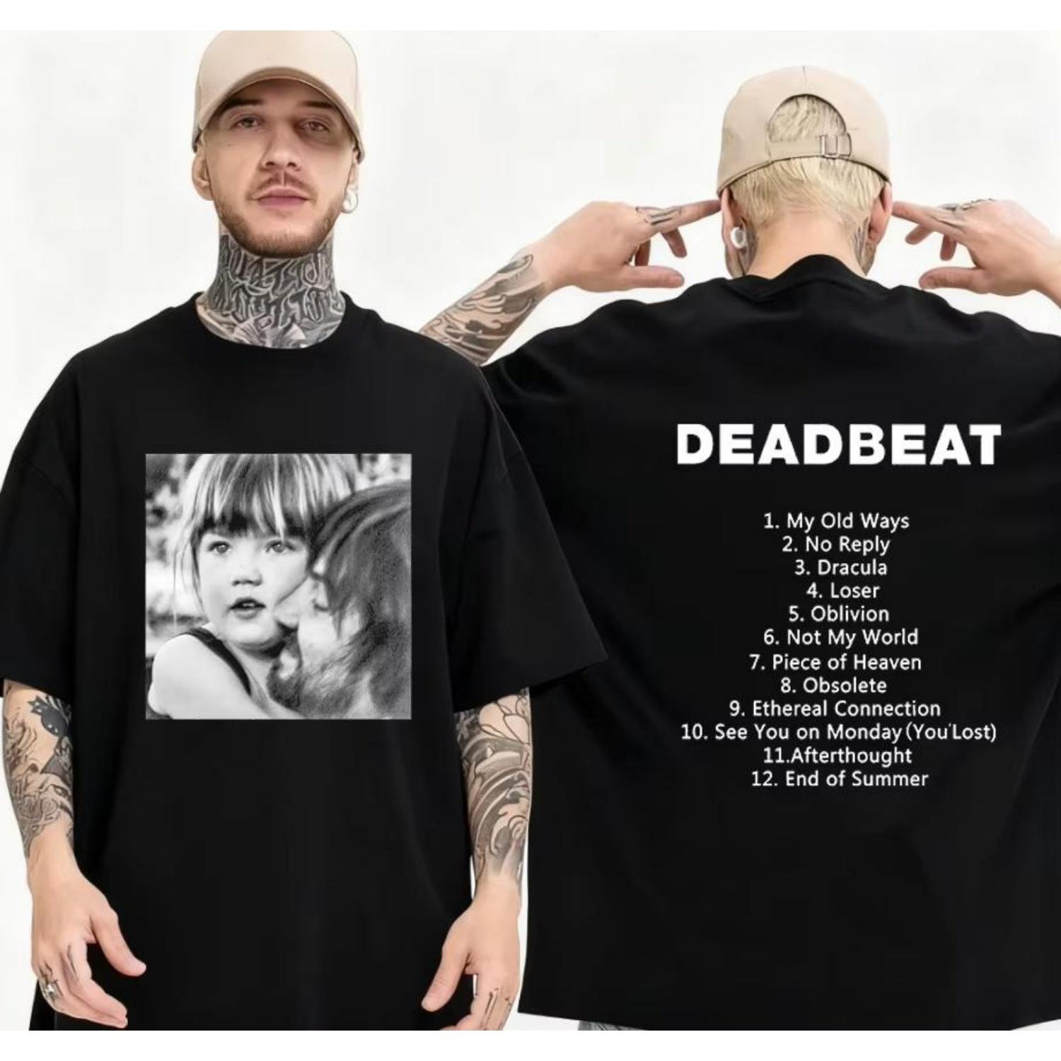 

2025 Tame Impala Deadbeat Новий Альбом Футболка Deadbeat Tourist Чоловіча Футболка Харадзюку Високоякісний Бавовняний Одяг Футболка XXXXXL