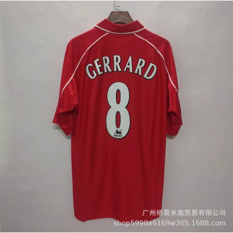 88-91 Home Jersey Vintage No. 8 Gerrard No. 9 Torres Football Jersey 01-03 Lisbon 28C Ronaldo