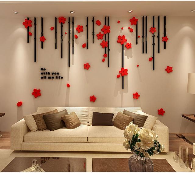 3D Creative Love Acrylic Wall Stickers