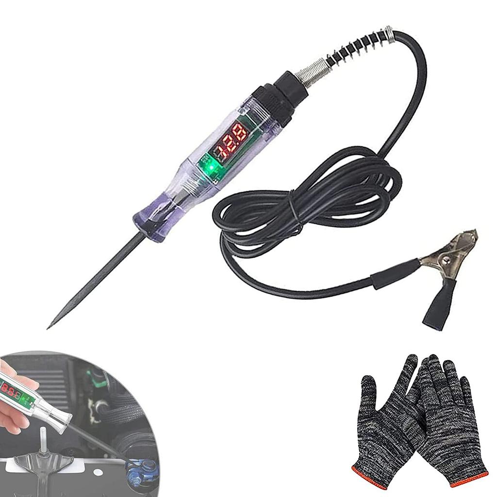 Circuit Test Pen, Car Circuit Tester, LCD Tester for Digital Circuits, Voltage Probe Pin (3-70V)