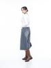 Chaenseseunoi Slim Fit Open Neck Long Sleeve White/W251Tp08Wh