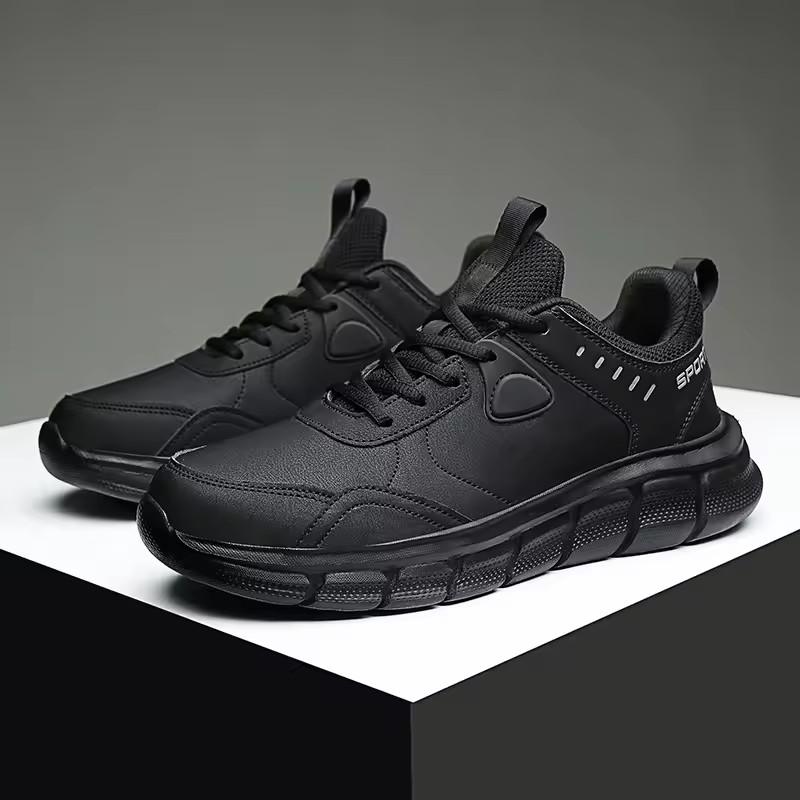 

Мужские походные ботинки Новые кожаные Ветрозащитные Легкие Простые Универсальные Кроссовки для бега Мужские Уличные Нескользящие Износостойкие Ботинки 39