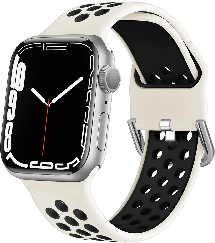 Silicone band For Apple Watch 11 strap 44mm 40mm 45mm 41mm 42mm 46mm correa bracelet iWatch Series 10 8 SE 3 6 7 9 Ultra 2 49mm