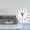 Elephant Family Sculptures And Ballerina Dancing Girl Wall Clock Animal Statues Crafts Desktop
