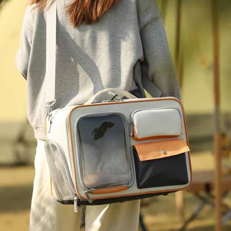 Batoh pro mazlíčky Přenosný kočárek pro mazlíčky Cestovní kufry Kufry Malý pes kočka Batoh Proti stresu koček Pocit bezpečí Tašky pro mazlíčky