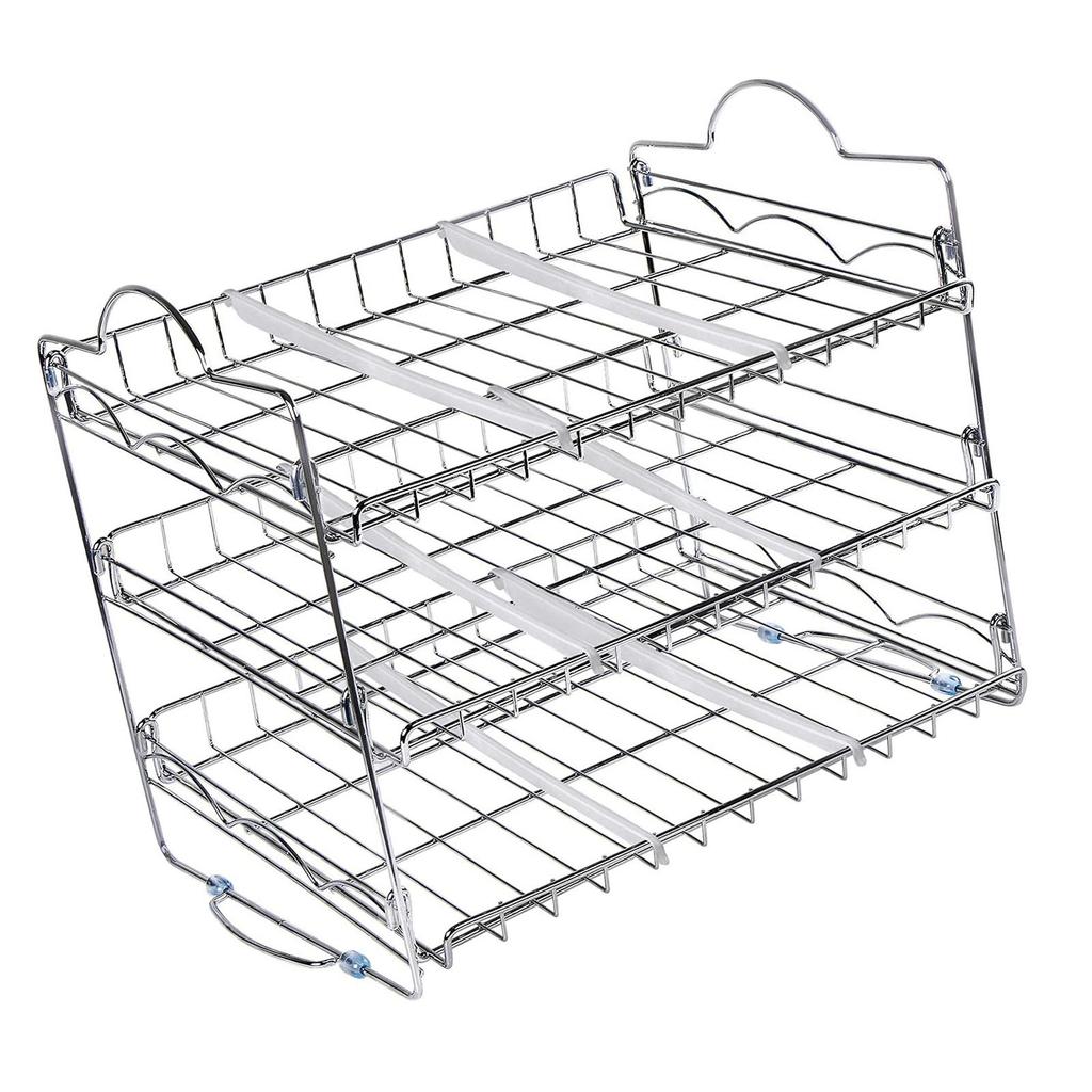 3 Tier Can Organizer Rack, Storage Dispenser, Multipurpose Space Saving Pantry Organization for