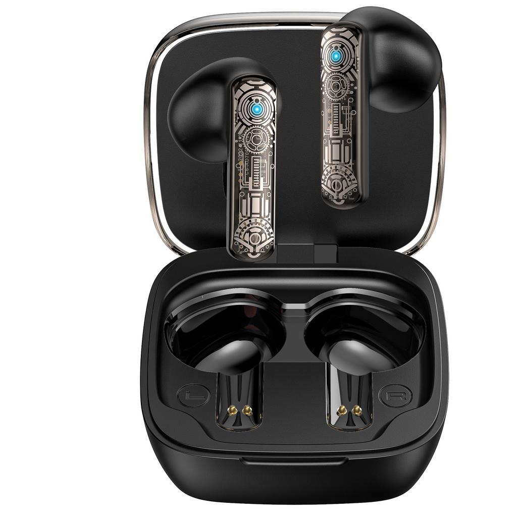 ONIKUMA T1 TWS Wireless Gaming Headphones, Headphones with RGB Touch Control, Four Light Modes, Dual Microphone, ENC Call Noise Cancellation