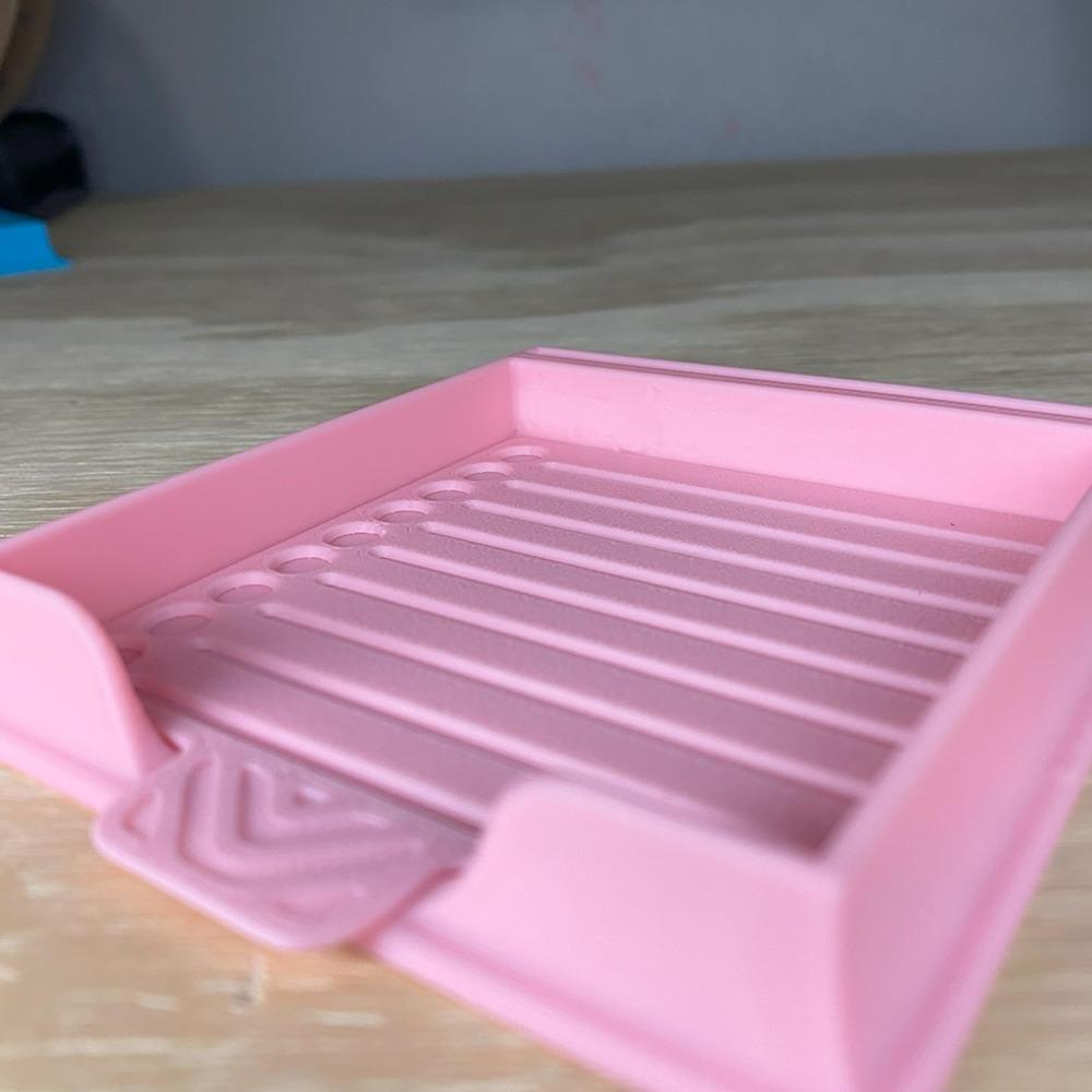 

Блокнот для заметок Шаблон для стикеров Органайзер для блокнота для 3x3 самоклеящихся блокнотов для заметок розовый