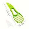 2-In-1 Avocado Slicer And Pitter - a Versatile Kitchen Gadget, Easy To Use, Durable Polypropylene, Food Safe,Peeler,Fruit Cutter
