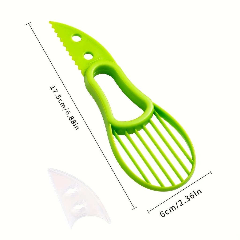 2-In-1 Avocado Slicer And Pitter - a Versatile Kitchen Gadget, Easy To Use, Durable Polypropylene, Food Safe,Peeler,Fruit Cutter
