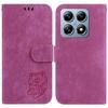 For Xiaomi 14T Pro Wallet Case Tiger Imprint Leather Shockproof Phone Cover