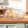 Bread Storage Container Food Container With Lid Cosmetic Display Case Desktop Storage Box For Homemade Bread Bakery Loaf