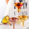 Anti-slip Handle Stainless Steel Funnels Funnel for Filling Small Bottles  Kitchen Gadgets