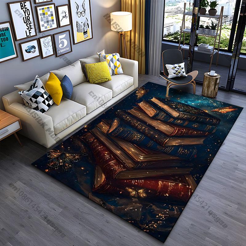 Magic knowledge books cosmic wonder carpet Yoga living room room decor children s crawling mat doormat area rug games mat 40x60cm