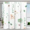 Watercolour Floral Shower Curtain Spring Sage Floral Botanical Curtain Polyester Fabric Shower Curtain Bathroom Decor with Hooks