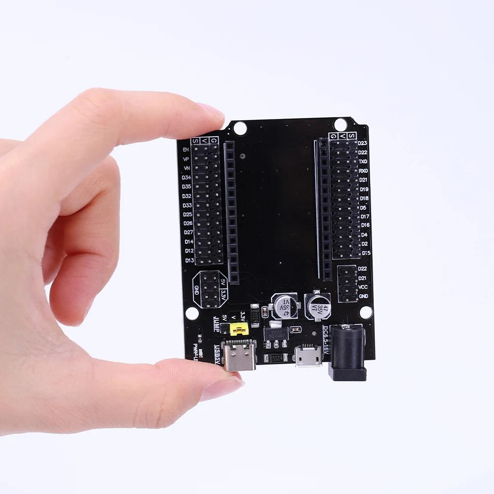 ESP32 30P Power Module WIFI+Bluetooth-Compatible ESP32 DEVKIT V1 Power Supply Panel 2 in 1 Dual-core CPU Low Power Consumption