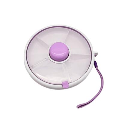 Snack Spinner Rotating Snack Box Portable Melon Candy Seeds Organizer Storage Boxes Fruit Trays Snack Spinner Container For Kids