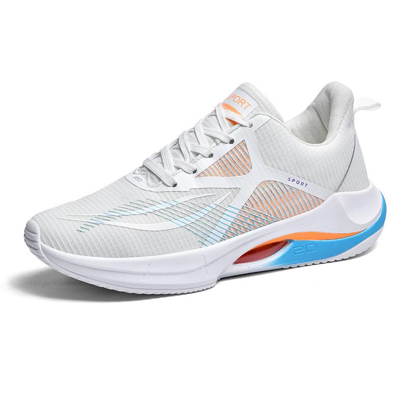 Ultra-light 20 Running Shoes, Spring Mesh Sports Shoes, Boys' Air Cushion, Shock Absorption for Junior High School Students, Professional Sports R