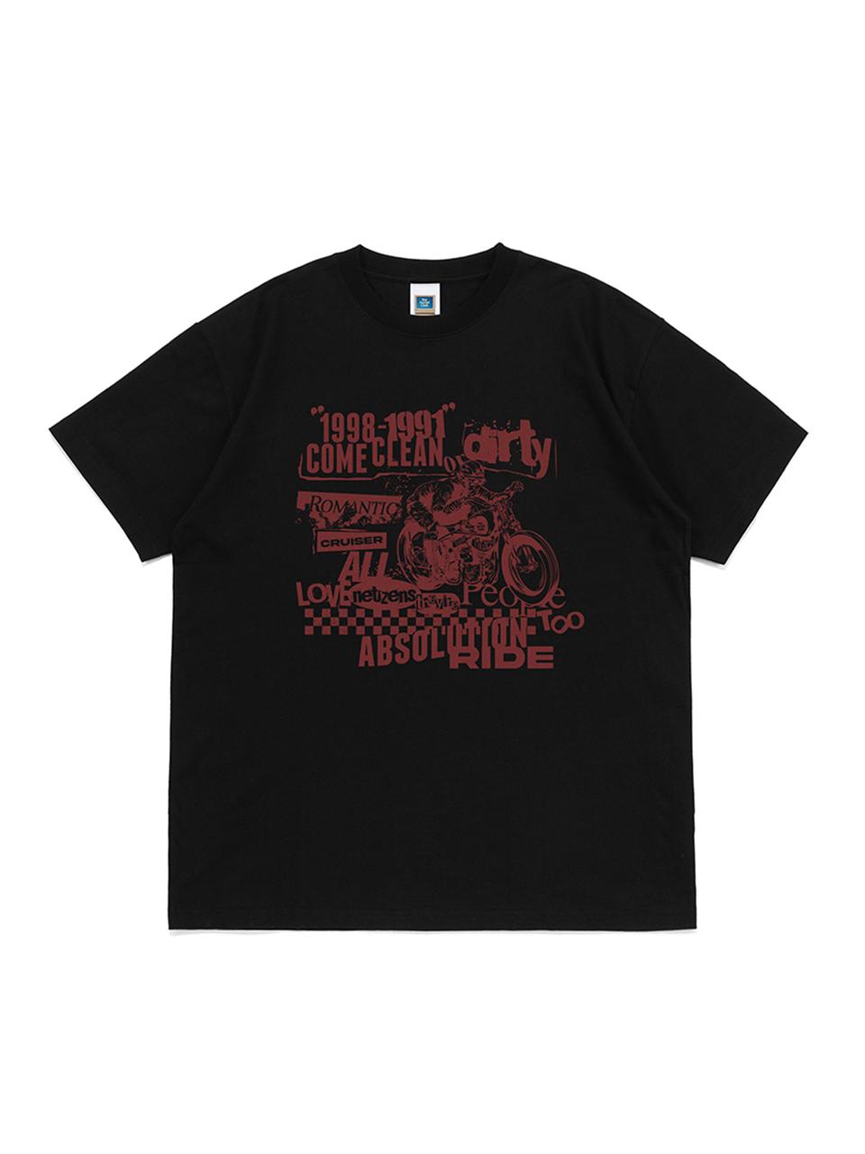 Net Social Club Come Clean Tee (Black) Black/S