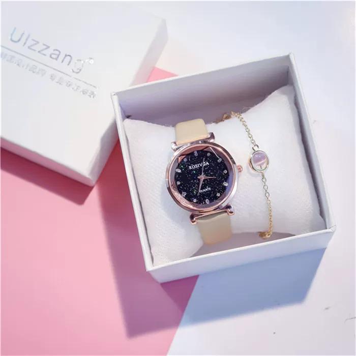 Starry sky watch women's fashion trend retro atmospheric ins style Korean version simple temperament girl student