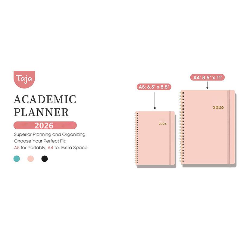 Agenda A5 2026 Quaderno a Spirale
