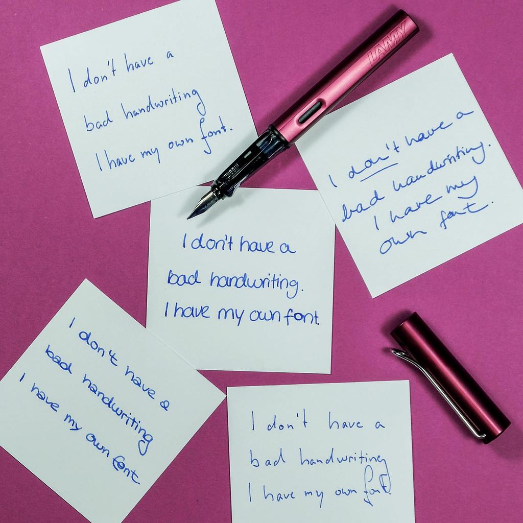 LAMY Fountain Ocean Fine AL-star Pen, Blue, Nib, L28OB-F