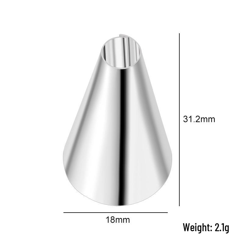 Stainless Steel Piping Tips Set - 48 Styles for Cake Decorating