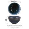 4.5" Ceramic Japanese Noodle Bowl – Large Porcelain Tableware for Soup & More