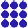 Wholesale 20pcs Round Shape Charm Pet Tags DIY Tags Pet Shop Tags Pet Dog Cat Tag Id Aluminum Phone Telephone Supplies Alloy