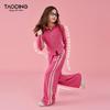 Girl's Casual Striped Stand-Collar Sports Jacket