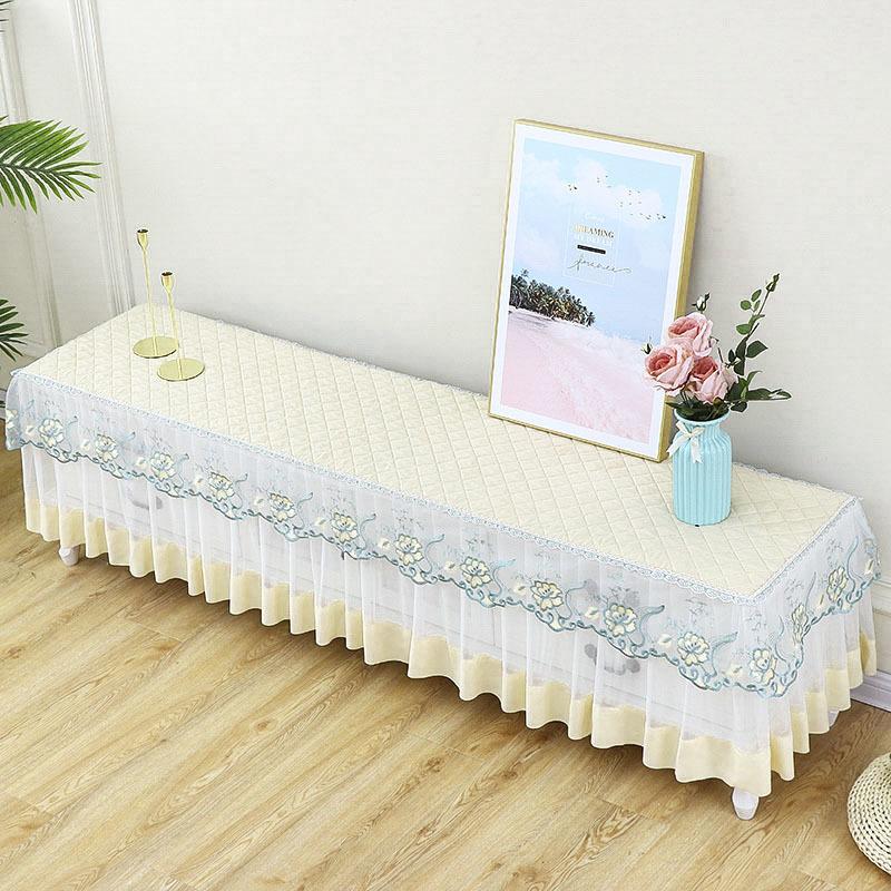 TV Cabinet Cover Double-layer Dust Cover New Lace Universal Cover Tablecloth Rectangular Living Room TV Cabinet Tablecloth