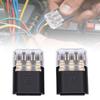 30Pcs Wire Plug in Connector 3 Pin with Locking Buckle No Stripping Quick Splice Clips for 18-16AWG LED Strip Light Electrical Cable 3mm Hole Dia