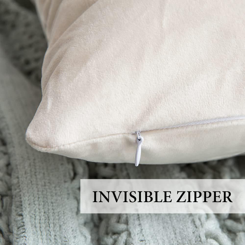 Sametový povlak na polštář v severském stylu, domácí polštář, odnímatelný, pratelný, jednobarevný, holandský samet, medový samet, polštář v retro stylu