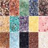 100g Pedras Naturais de Cascalho 3x5mm Irregulares Sem Furo Lascas Pedras Preciosas Contas Soltas Para DIY Aquário Decoração Acessórios de Joias
