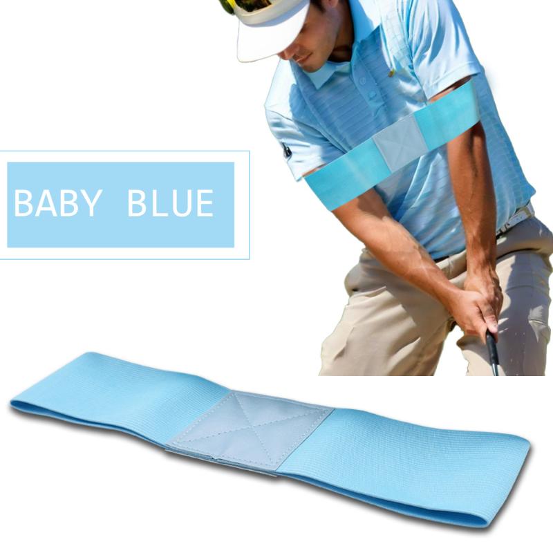 1Pc Elastic Golf Swing Trainer Arm Band Golf Swing Gesture Corrector Training Aid Golf Practicing Guid For Men Women Beginners