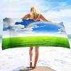 Rainbow Series Seaside Vacation Beach Towel Swimming Bath Towel Sports Microfiber Towel