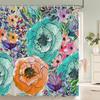 Mooie Bloemen Douchegordijnen Aquarel Bloemen Bloemen Home Decoratie Gordijn Voor Badkamer Polyester Stof Badgordijn