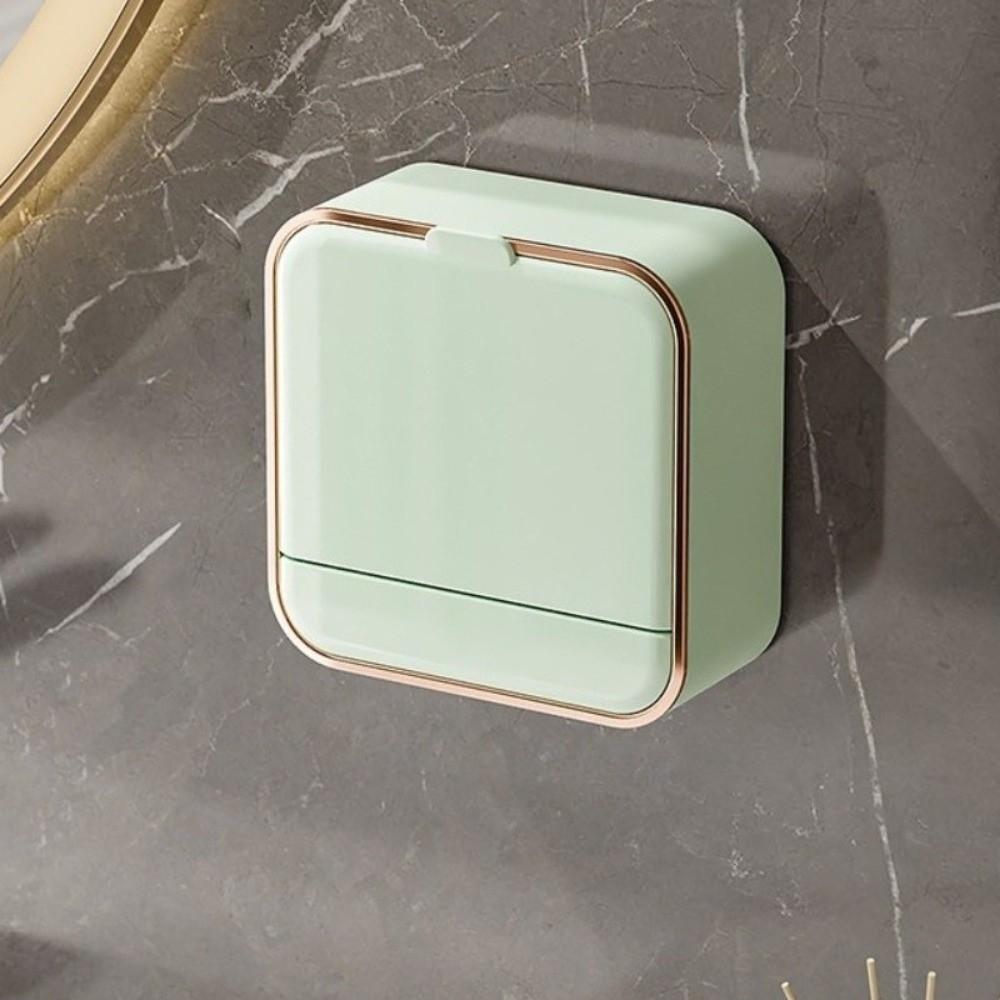 Wall Mounted Soap Dish Waterproof Bathroom Drain Soap Box New Soap Storage Case  Bathroom Supplies