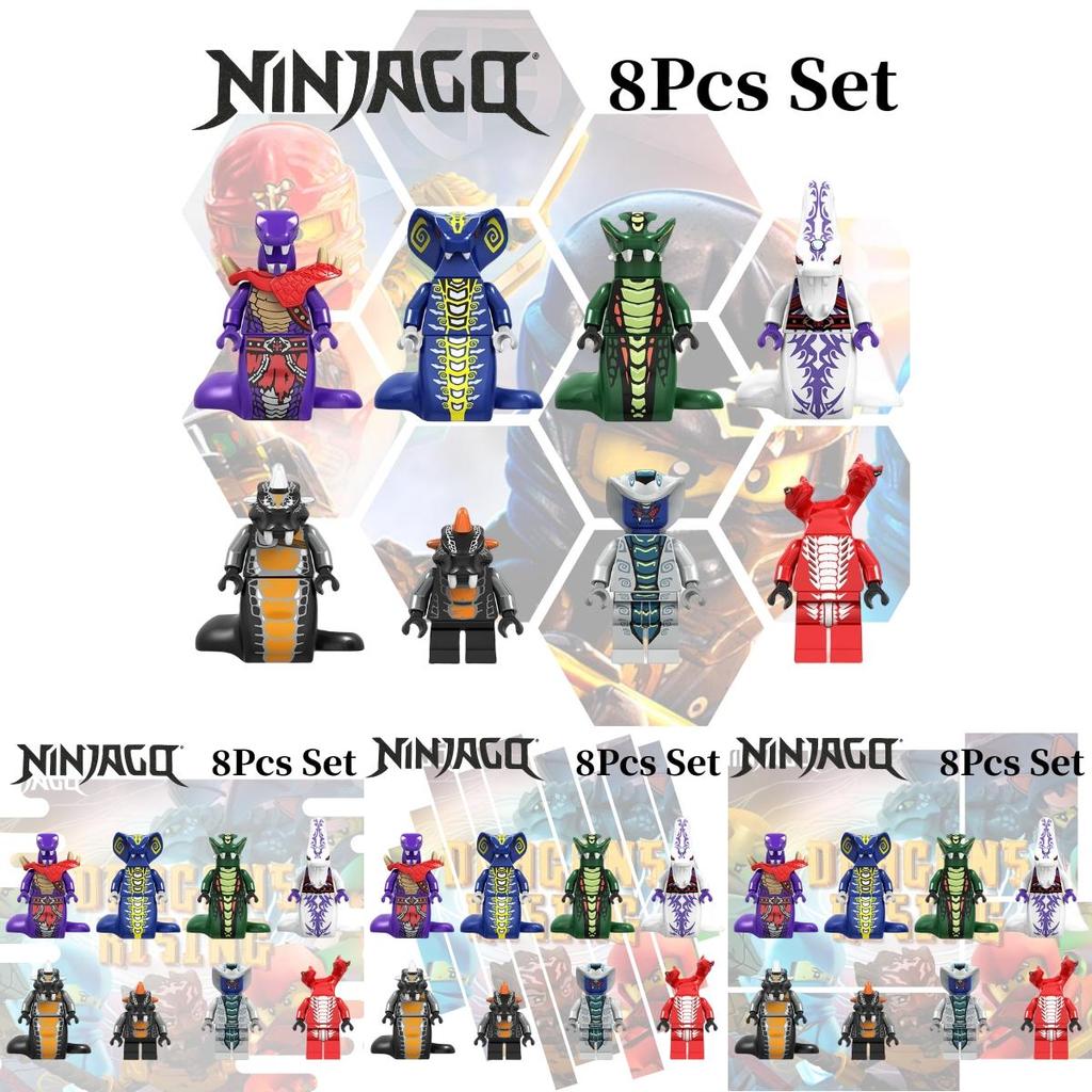 Hot Selling Ninja Series Building Blocks Toy A025-032 Diy Plastic Construction Export Type