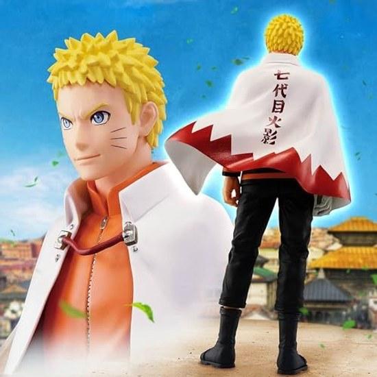 NARUTO Figure Uzumaki 7th Hokage ver. 72 series - Shinobi World Sculpture Size approximately 24cm